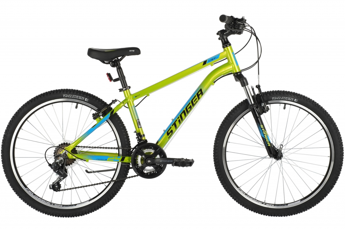Горный (MTB) велосипед Stinger Element STD 24 (2021) рама 14 зеленый