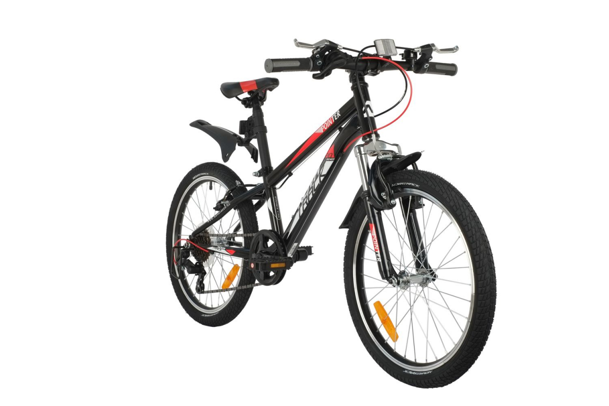 Подростковый горный (MTB) велосипед Novatrack Pointer 20 (2019) рама 10 Черный
