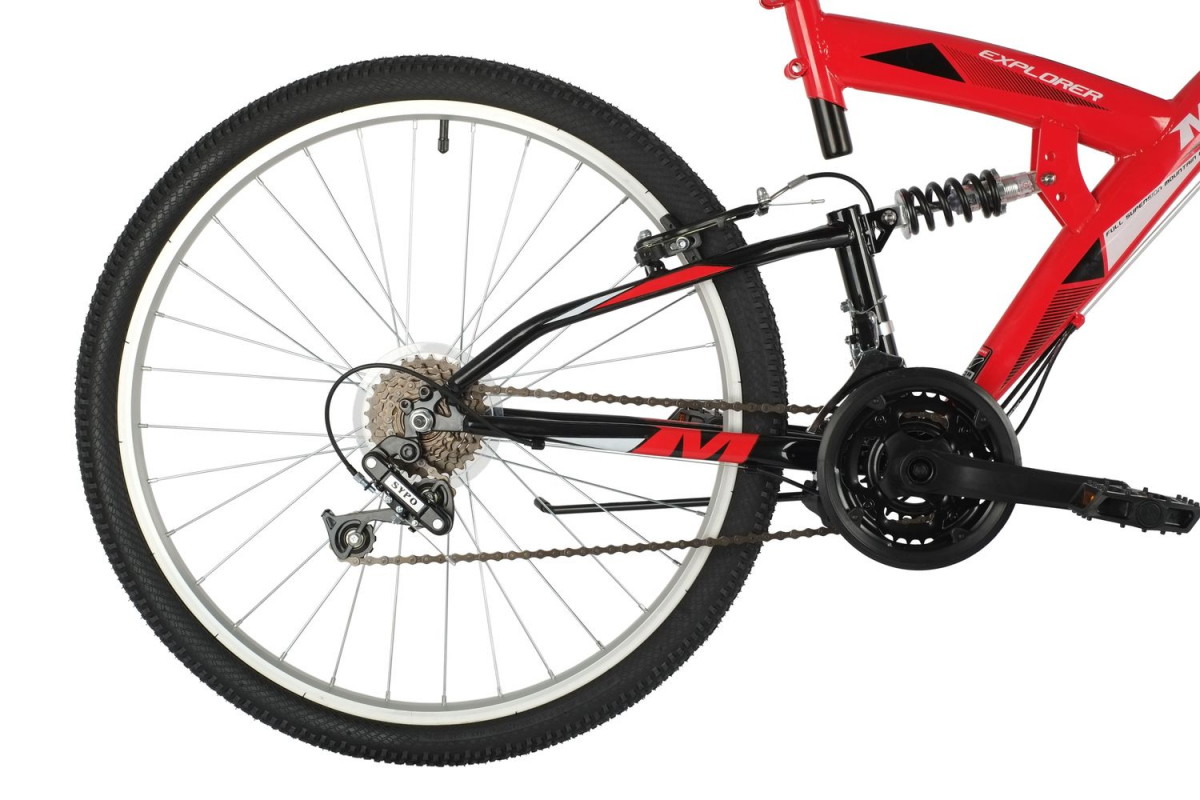 Горный (MTB) велосипед MIKADO Explorer 26 (2022) рама 18 красный