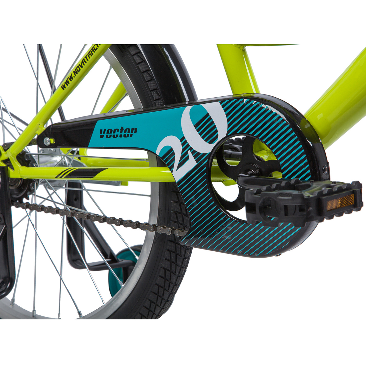 Детский велосипед Novatrack Vector 20 (2019) Зеленый