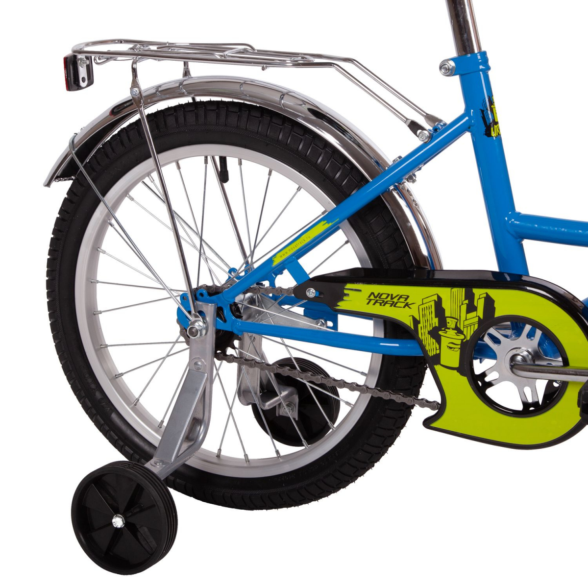 Детский велосипед Novatrack Urban 18 (2020) рама 11,5 Синий