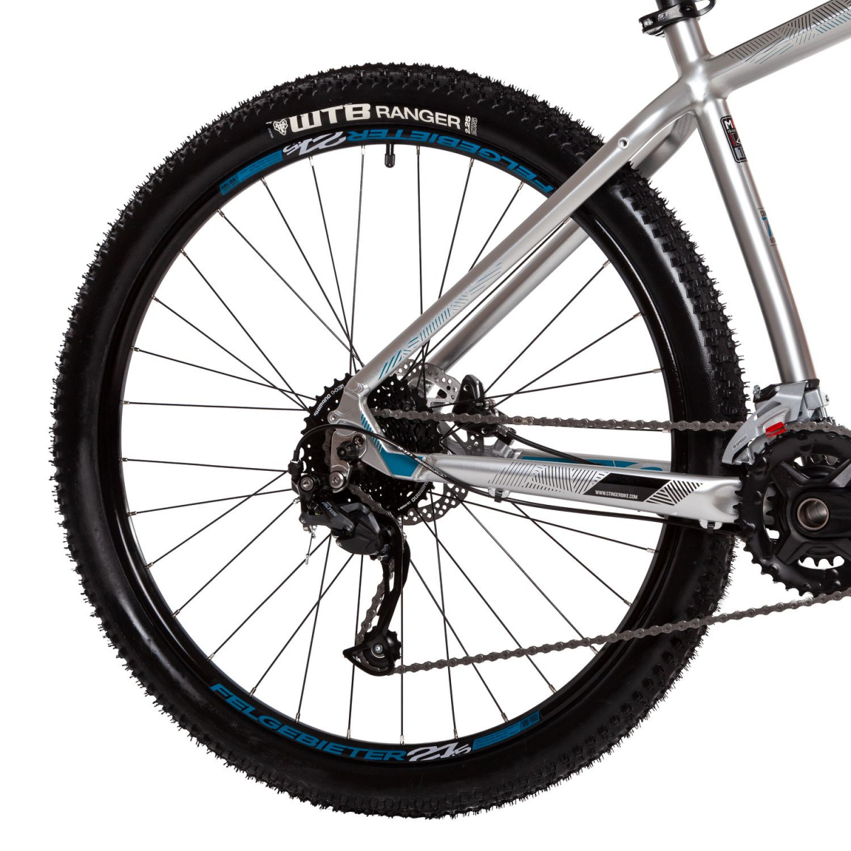 Горный (MTB) велосипед Stinger Reload STD 27.5 (2021) рама 18 Серебристый