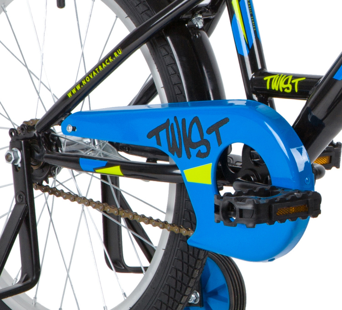 Детский велосипед Novatrack Twist 20 (2020) Черный