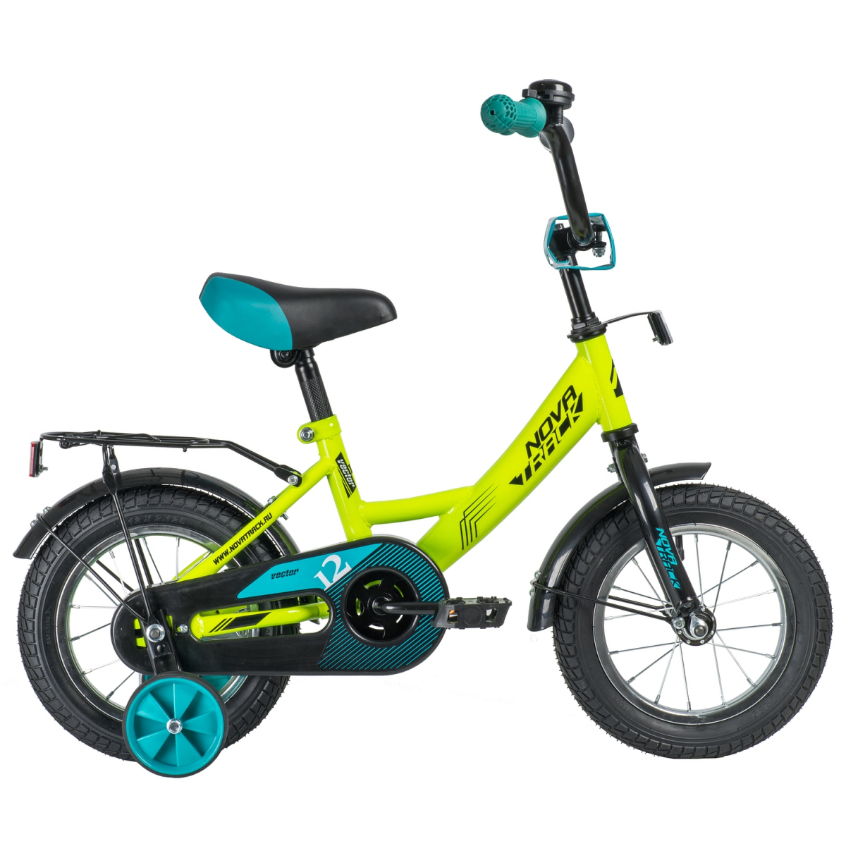 Детский велосипед Novatrack Vector 12 (2018) Салатовый