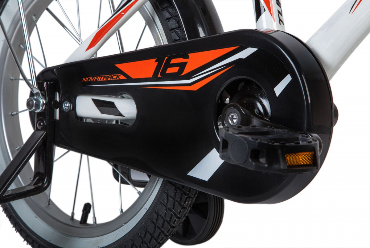 Детский велосипед Novatrack Turbo 16 (2020) Белый