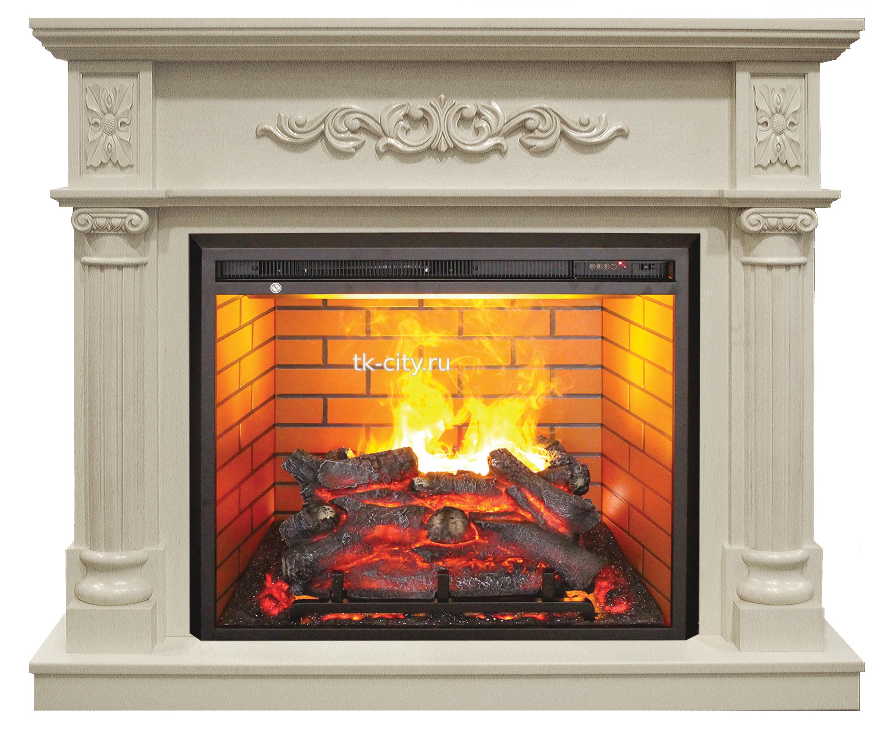 Каминокомплект RealFlame Silvia 26 WT с 3D Leeds 26