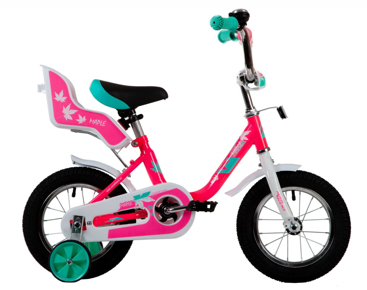 Детский велосипед Novatrack Maple 14 (2021) Розовый