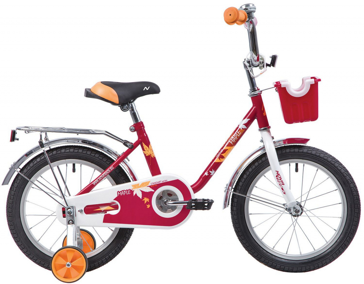 Детский велосипед Novatrack Maple 16 (2019) Красный