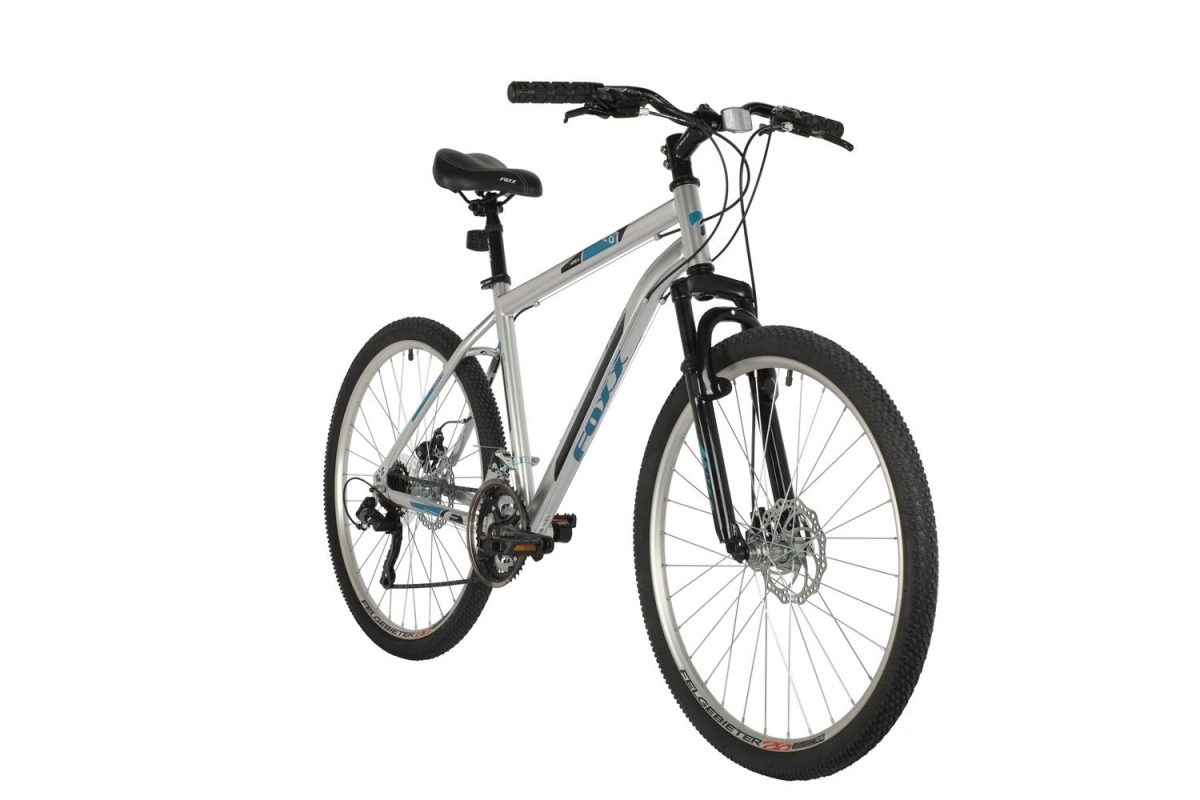 Горный (MTB) велосипед Foxx Aztec D 26 (2021) рама 16 Серебристый