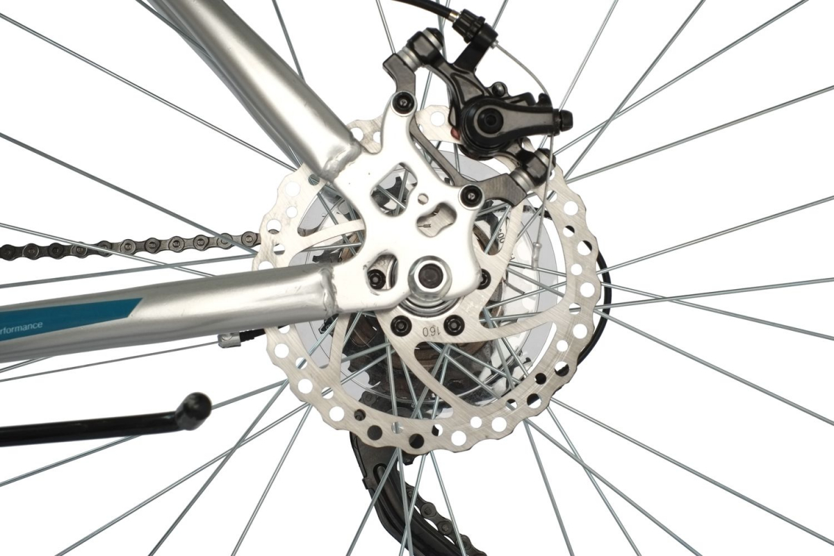 Горный (MTB) велосипед Foxx Aztec D 26 (2021) рама 16 Серебристый