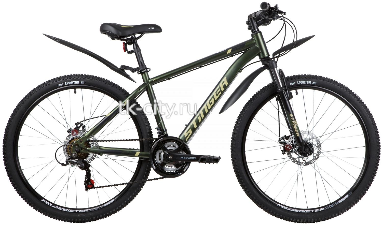 Горный (MTB) велосипед Stinger Caiman D 26 (2020) с крыльями