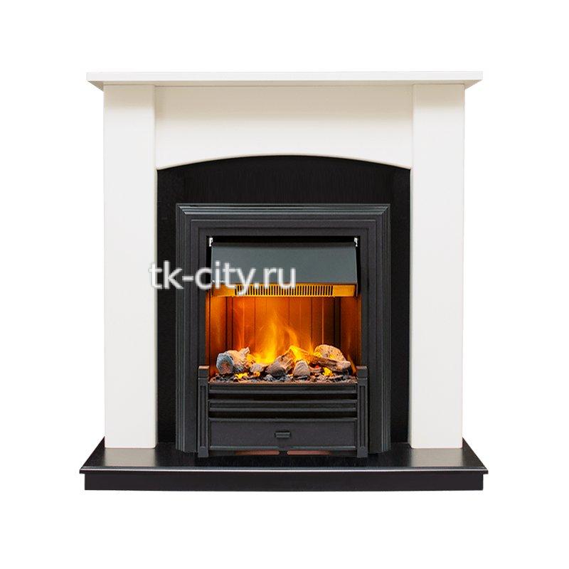 Каминокомплект Dimplex Baltimore - Слоновая кость черный с очагом Brookline Black