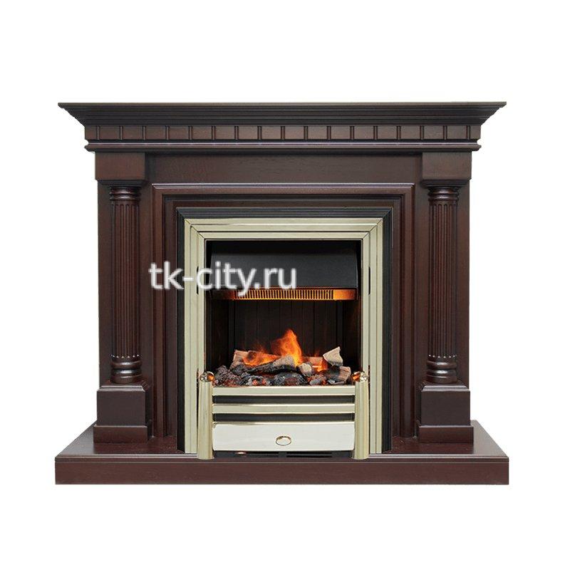 Каминокомплект Dimplex Dallas - Темный дуб с очагом Cavendish