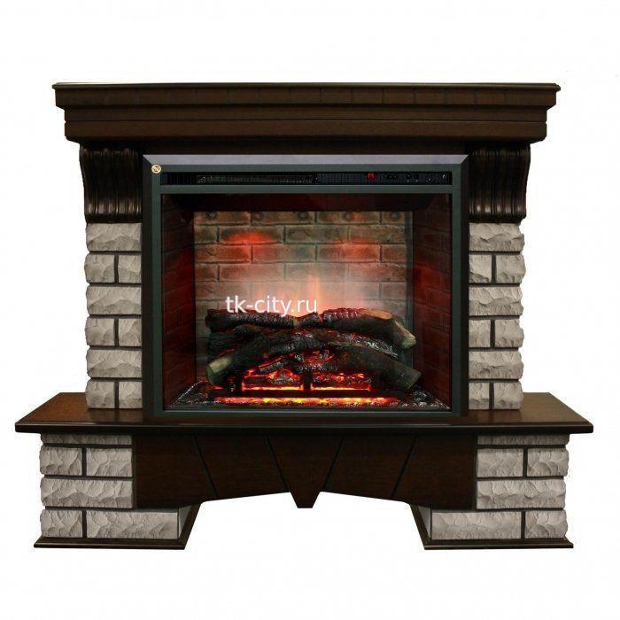 Каминокомплект RealFlame Country Rock 26 AO с 3D Leeds 26