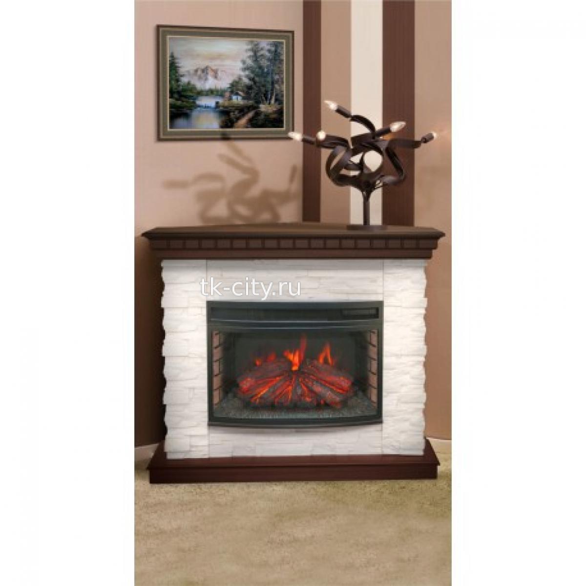 Каминокомплект RealFlame  Elford Corner угловой 25 AO с FireField 25 SIR