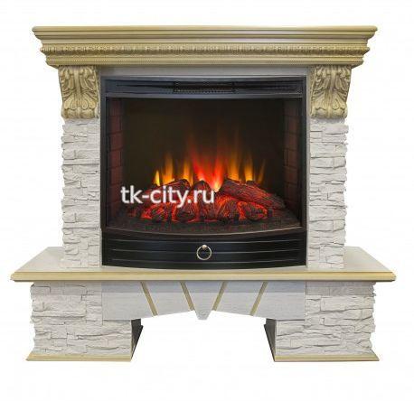 Каминокомплект RealFlame Rockland LUX 25,5 WT с Evrika 25,5
