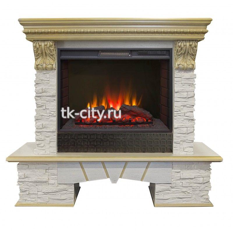 Каминокомплект RealFlame Rockland LUX 25,5 WT с Sparta 25,5