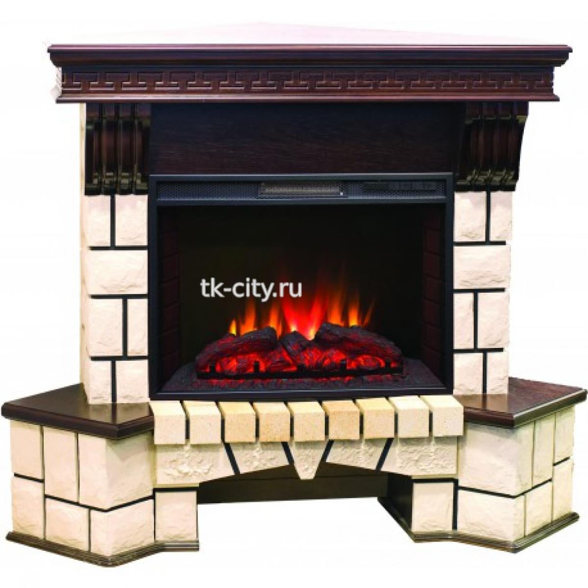 Каминокомплект RealFlame Stone New Corner угловой 25,5 AO с Sparta 25,5
