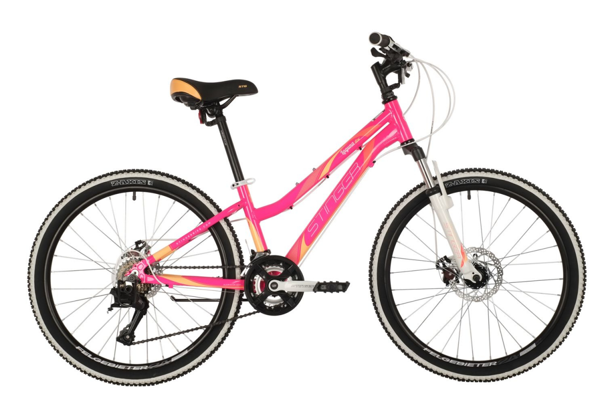 Подростковый горный (MTB) велосипед Stinger Laguna D 24 (2021) рама 12 Розовый