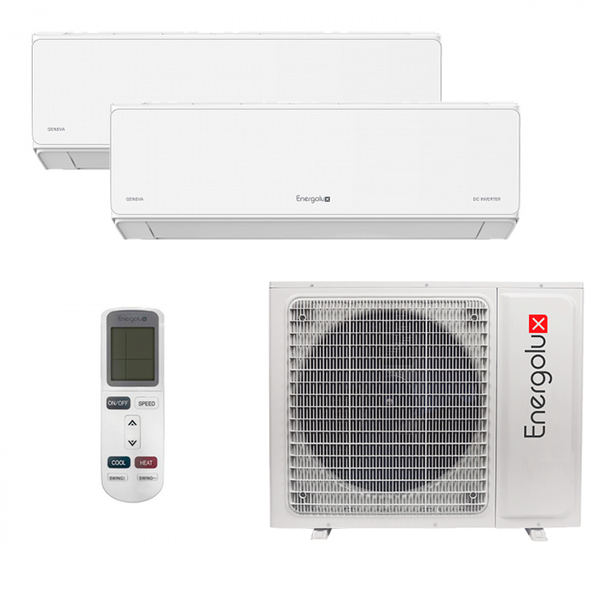 Мульти сплит-системa на 2 комнаты Energolux Smart Multi SAM14M2-AI/2 + SAS09M3-AI х2