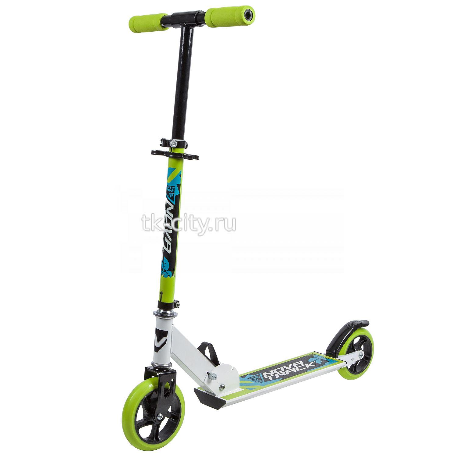 Самокат городской Novatrack JUNGLE 145 STEEL