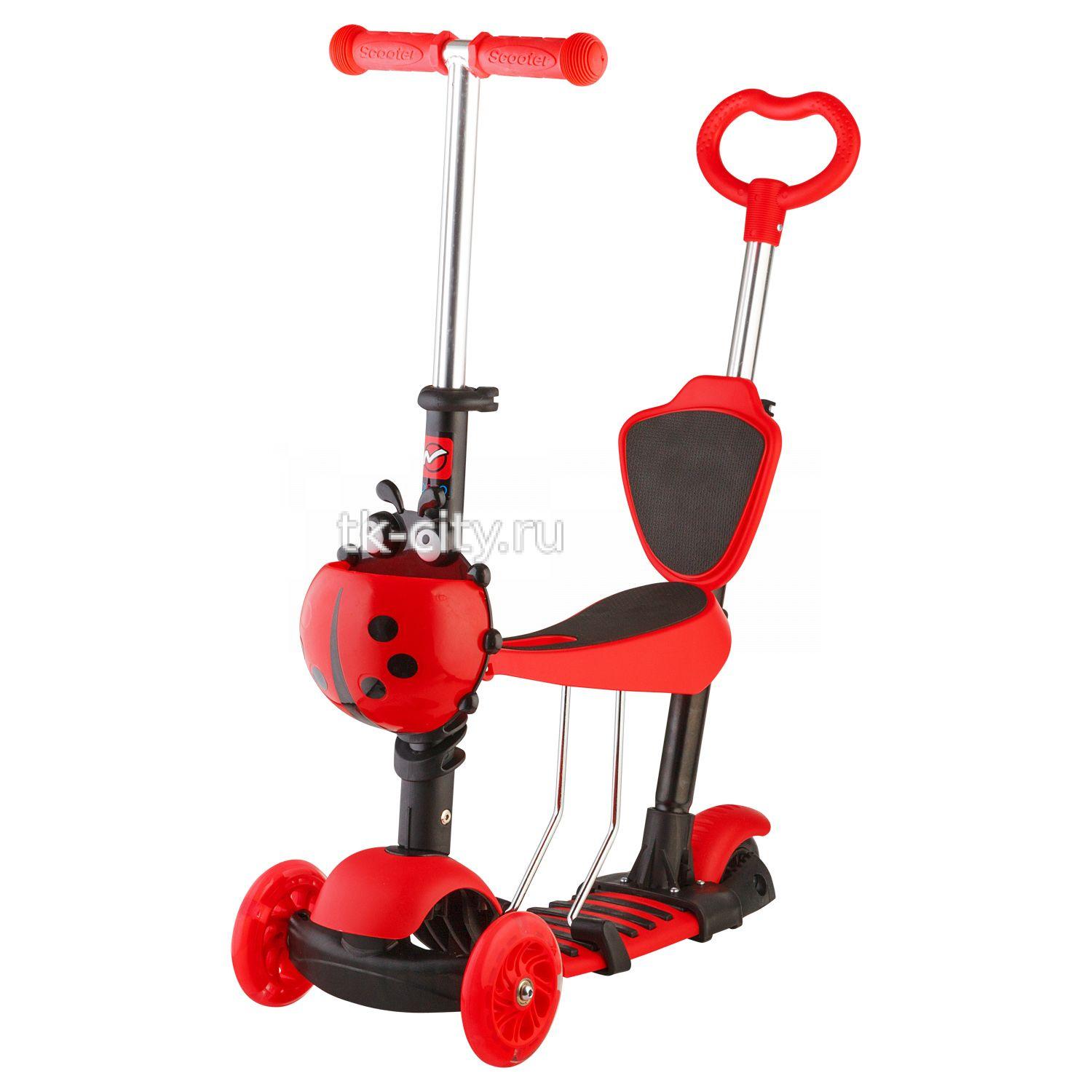 Самокат-кикборд Novatrack DISCO-KIDS SADDLE PRO
