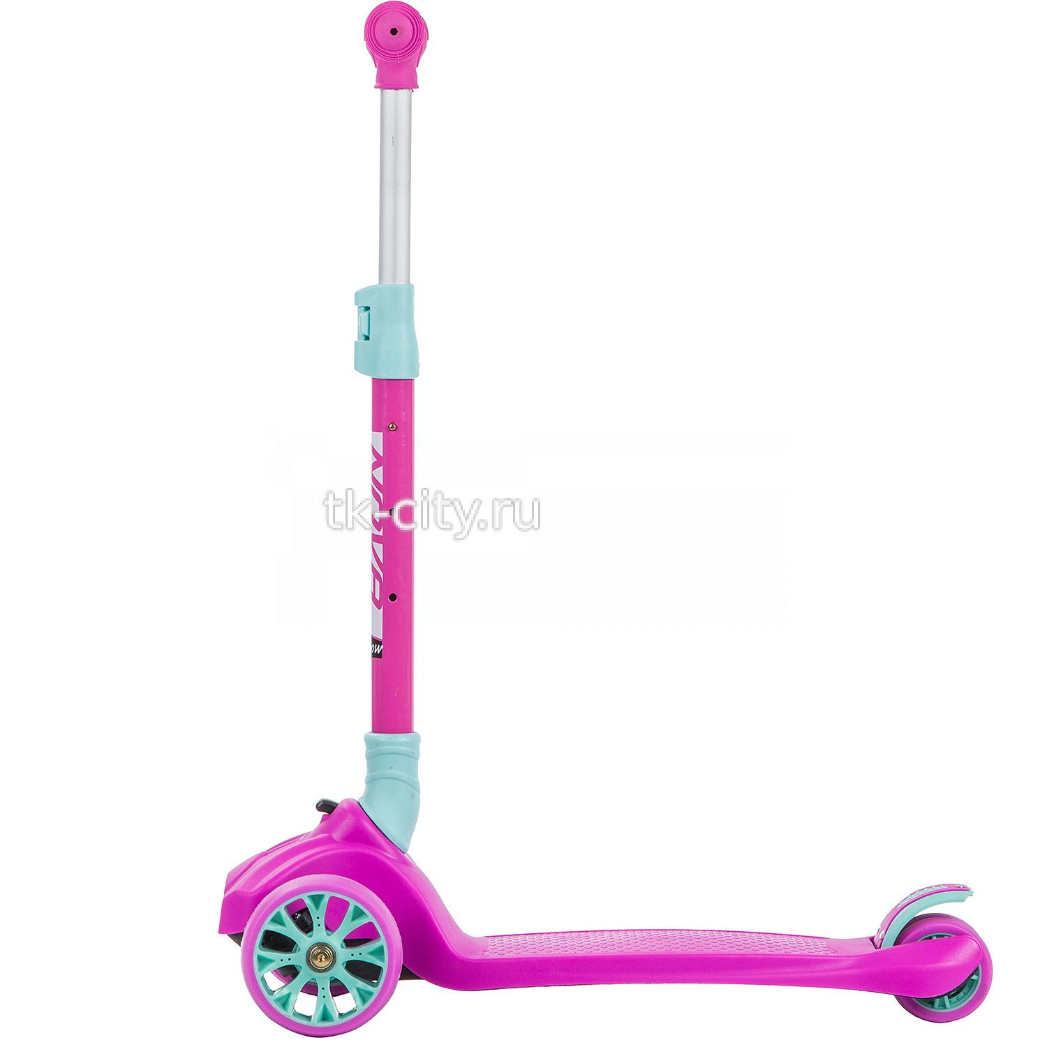 Самокат-кикборд Novatrack Rainbow Pro Button (2020)
