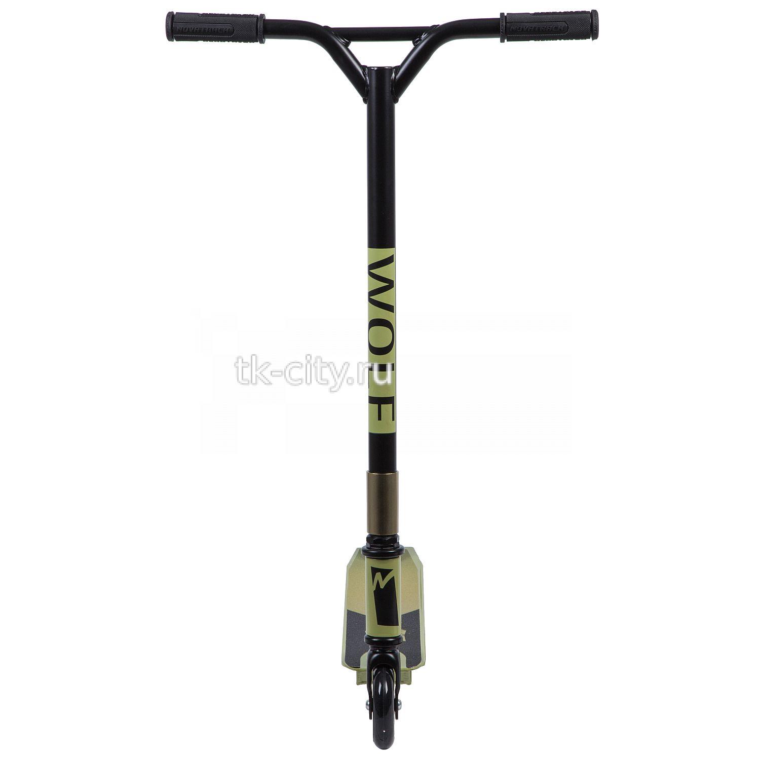 Спортивный самокат Novatrack WOLF 100-1 ALLOY EL