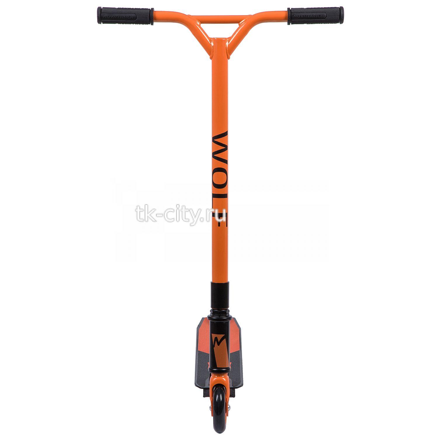Спортивный самокат Novatrack WOLF 100-1 PLASTIC EL