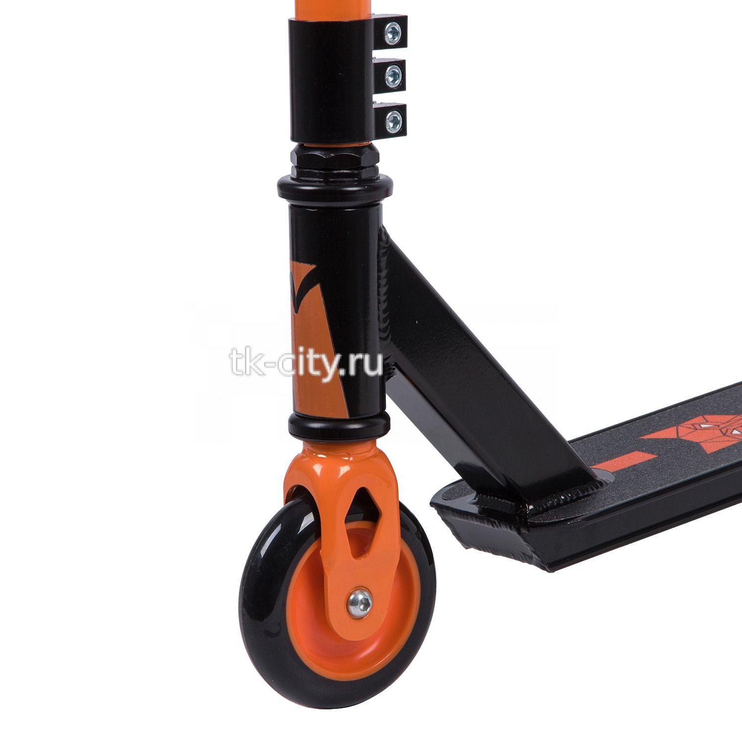 Спортивный самокат Novatrack WOLF 100-1 PLASTIC EL
