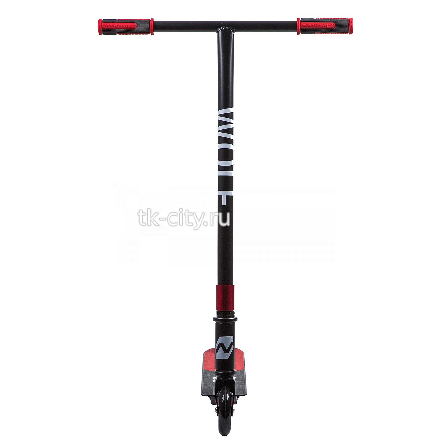 Спортивный самокат Novatrack WOLF 100 ALLOY EL