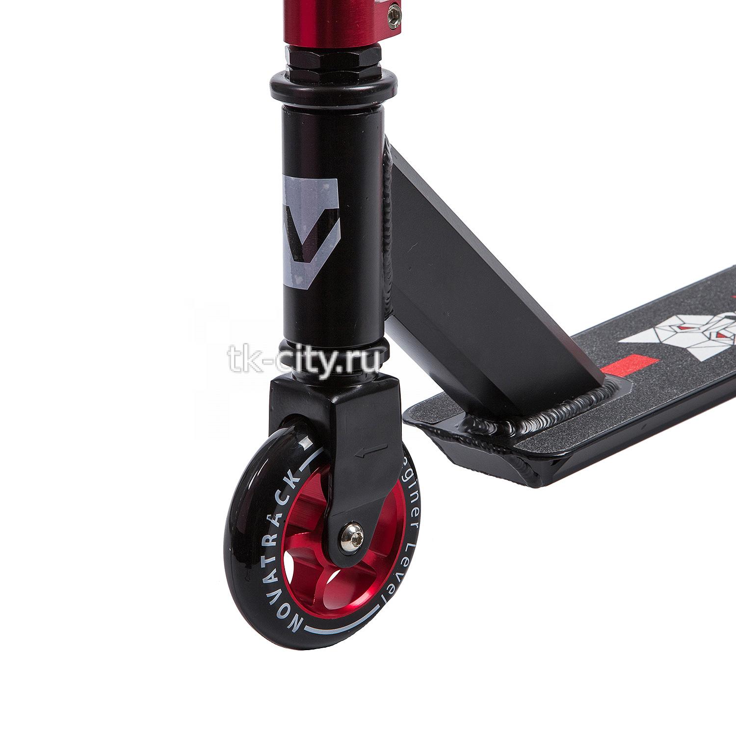 Спортивный самокат Novatrack WOLF 100 ALLOY EL