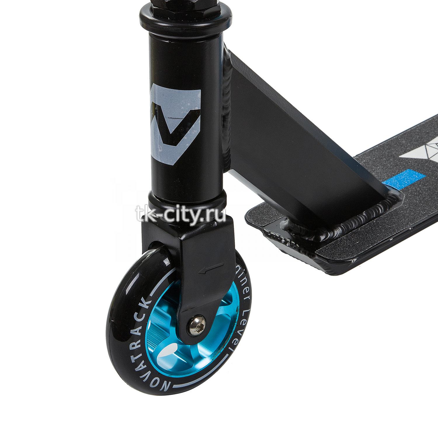 Спортивный самокат Novatrack WOLF 100 ALLOY EL