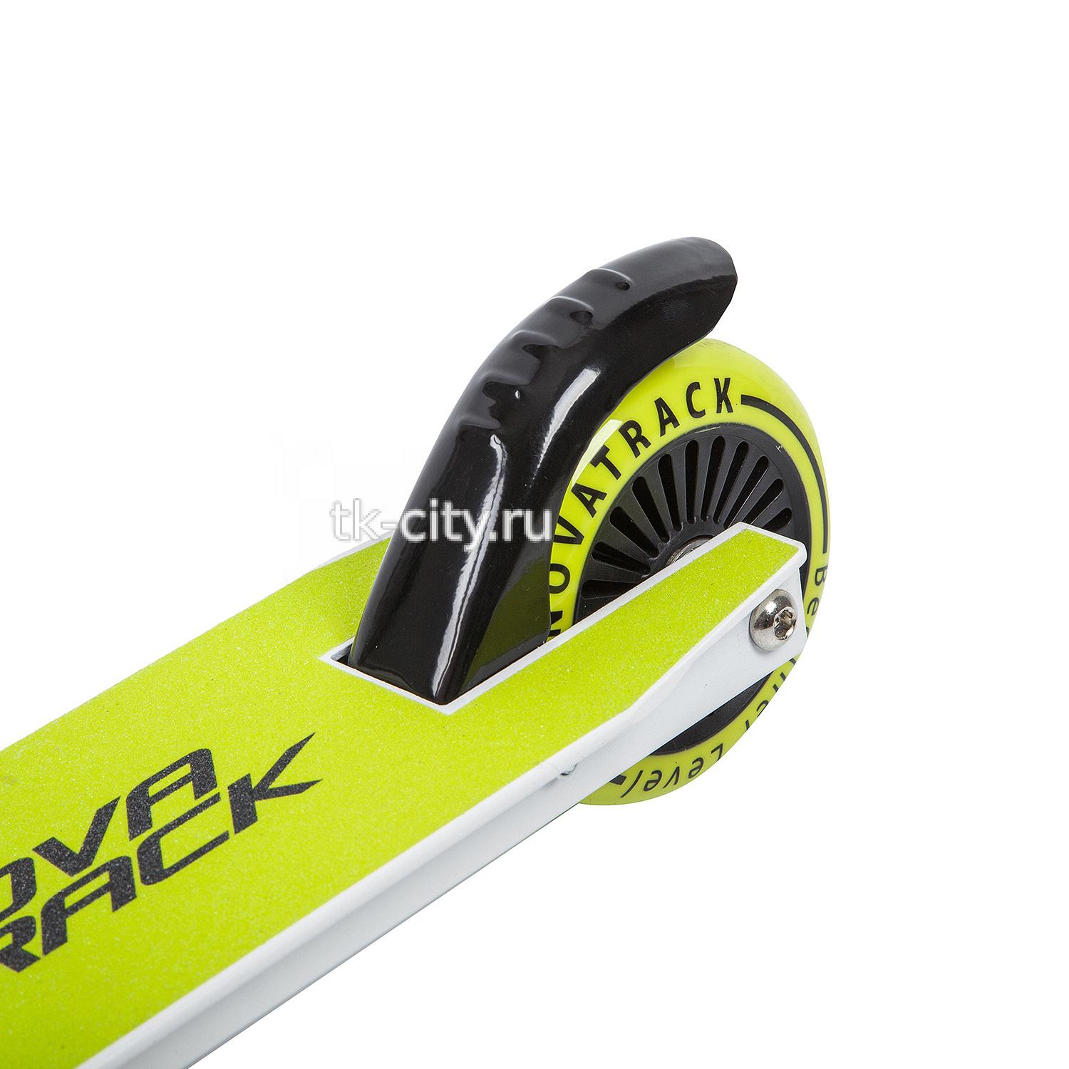 Спортивный самокат Novatrack WOLF 100 PLASTIC EL