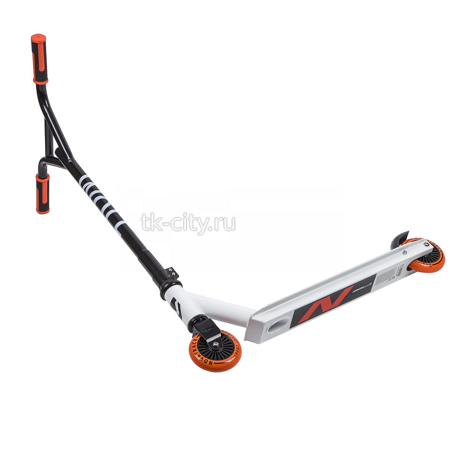 Спортивный самокат Novatrack WOLF 100 PLASTIC EL