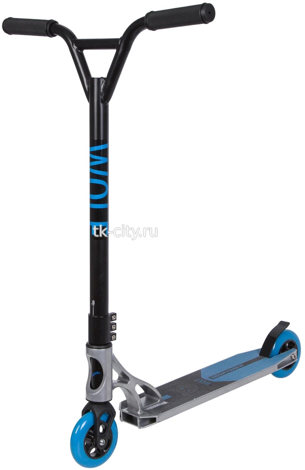 Спортивный самокат Novatrack WOLF 100 PRO BL