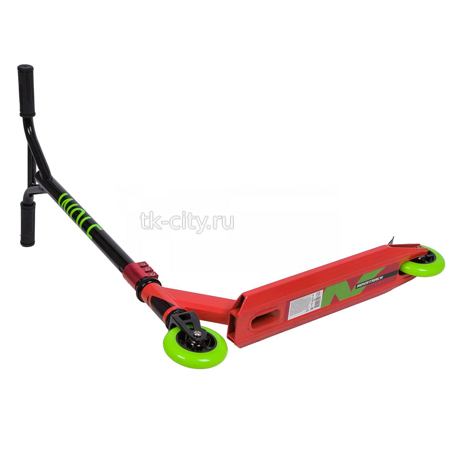 Спортивный самокат NOVATRACK WOLF 110 ALLOY EL (2018)