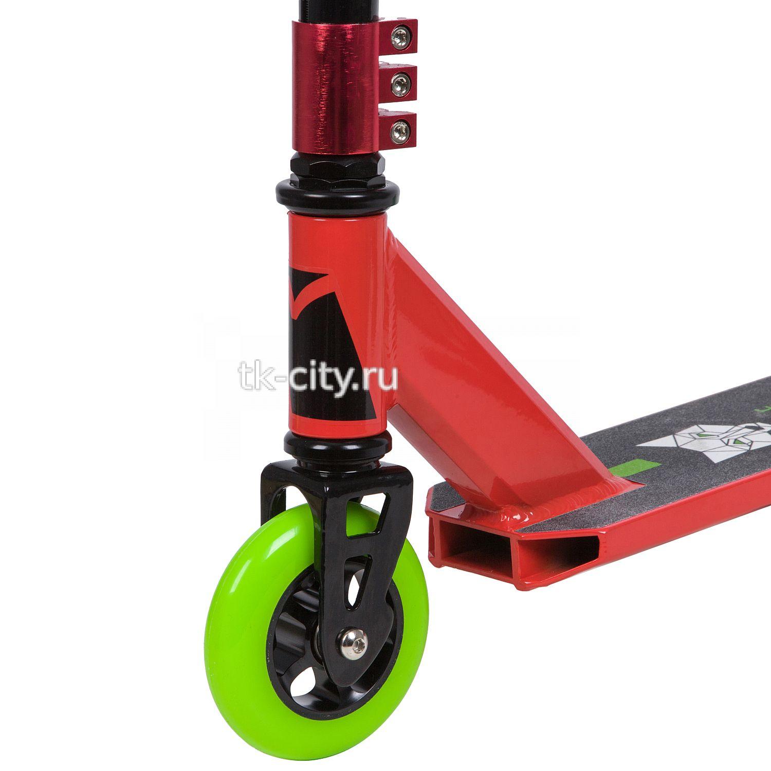 Спортивный самокат NOVATRACK WOLF 110 ALLOY EL (2018)