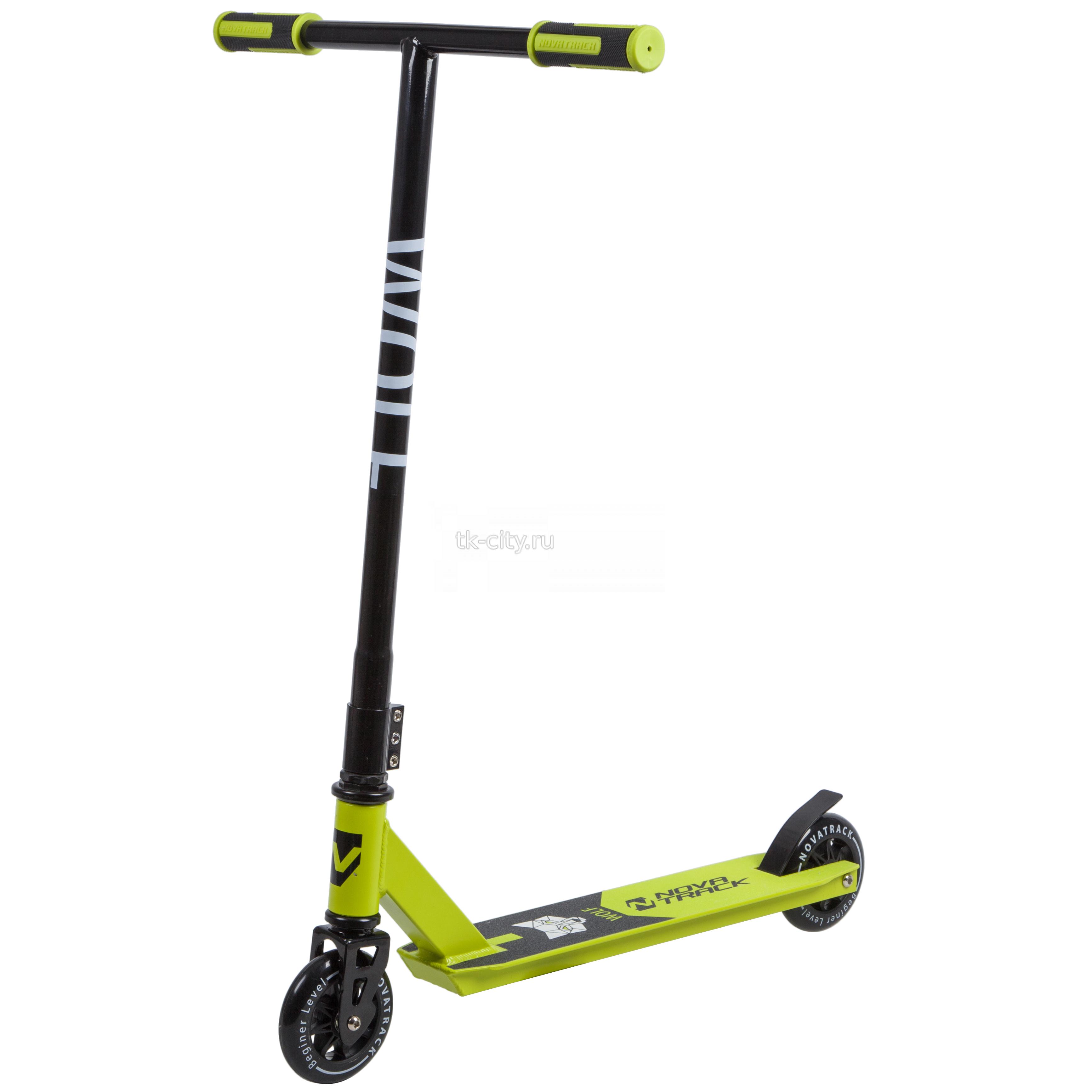 Спортивный самокат Novatrack Wolf 100 (2018)