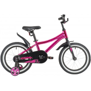 Детский велосипед Novatrack Prime 16 (2020) Розовый металлик