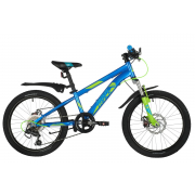 Подростковый горный (MTB) велосипед Novatrack Pointer Disc 20 (2021) Синий