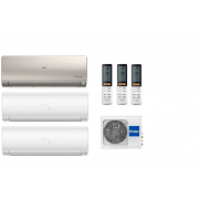 Мультисплит-система Haier FLEXIS Super Match 2 Х AS25S2SF2FA-W + AS25S2SF2FA-G / 3U70S2SR5FA на 3 комнаты 25+25+25 м2