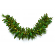 Гирлянда Crystal trees хвойная МИСТО с гирляндой (в комплекте) L150/d28