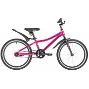 Подростковый горный (MTB) велосипед Novatrack Prime 20 (2019) Розовый металлик