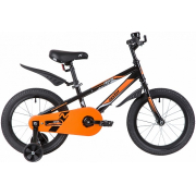 Детский велосипед Novatrack Juster 16 (2021) Черный