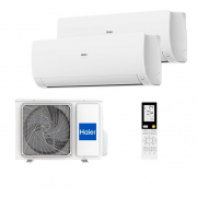 Мульти сплит-система Haier Flexis Super Match 2 Х AS25S2SF2FA-W / 2U40S2SM1FA на 2 комнаты 25+25 м2
