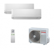 Мультисплит система на 2 комнаты Toshiba RAS-B07CKVG-EE x 2 / RAS-2M14G3AVG-E